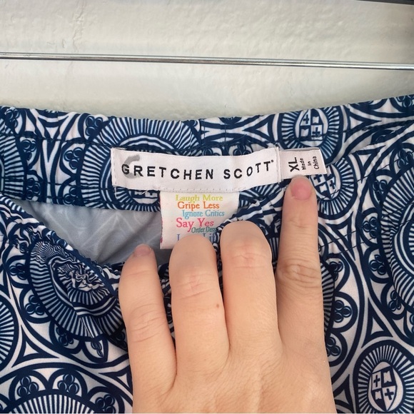 NEW WITH TAGS Gretchen Scott Designs Blue Athletic Shorts - Picture 4 of 6